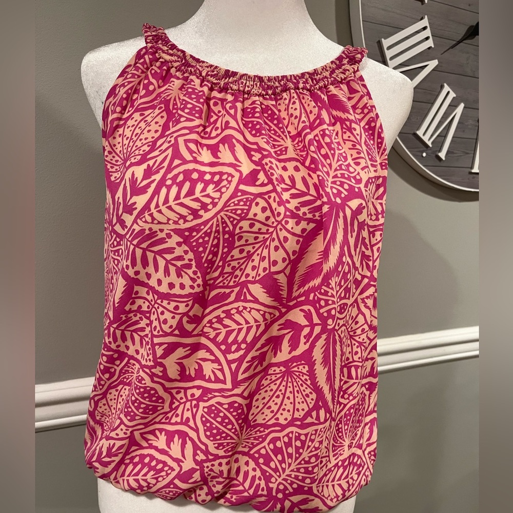 Women's Top - pink vacation top Siena Sky Medium NWT